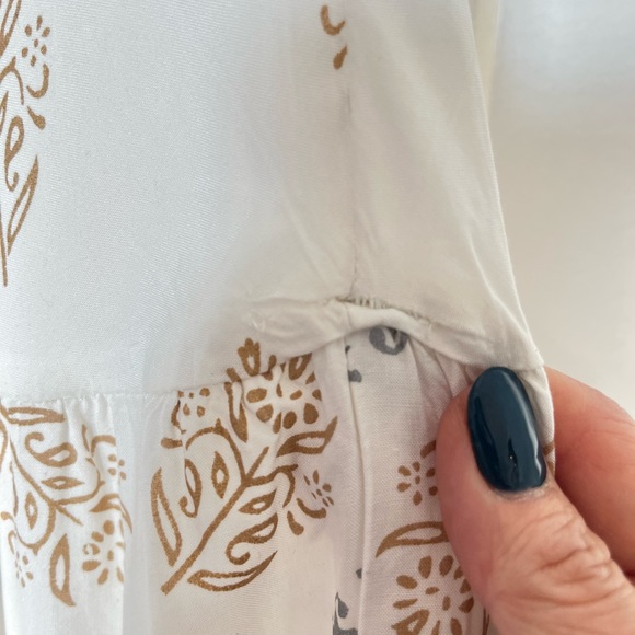 Sundance Neutral Vesna Tiered Maxi Dress size S - Picture 5 of 7